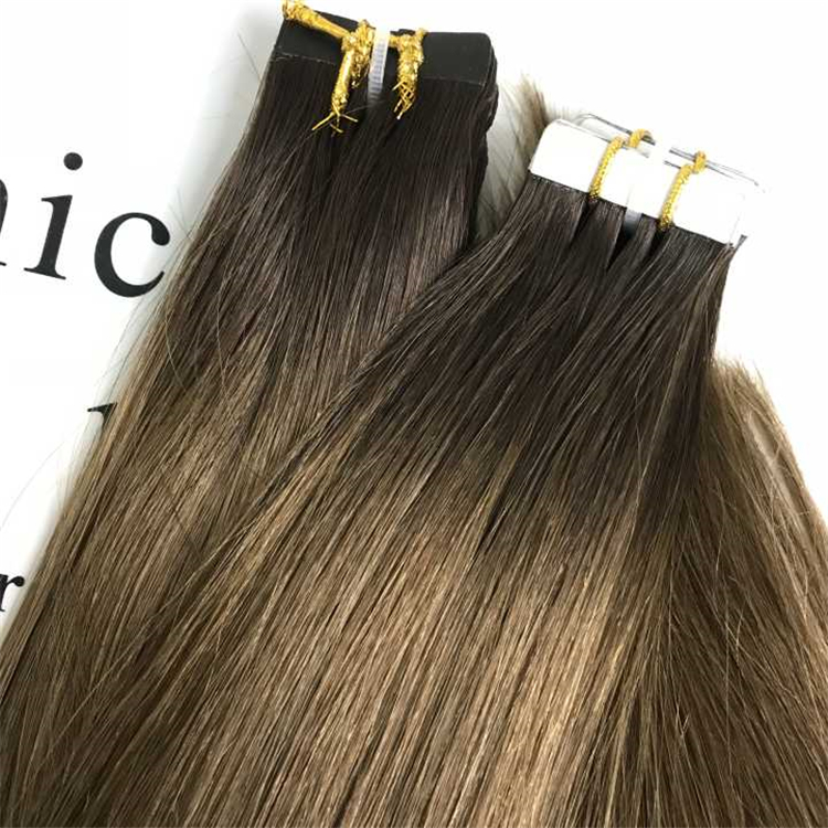 The balayage of tape in hair extensions H49